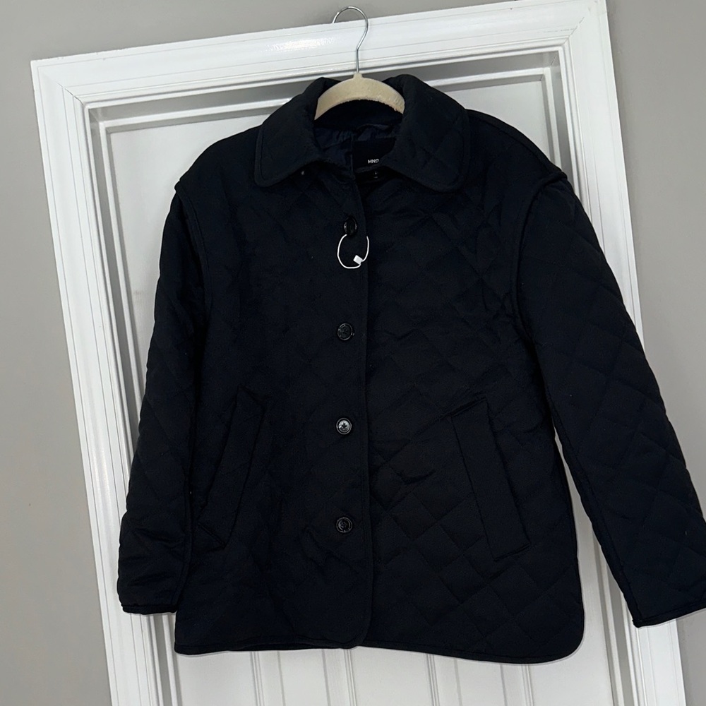 MNG quilted barn jacket